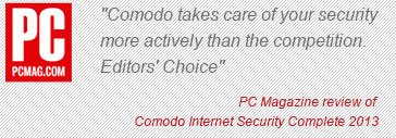  PC Magazine Review about Comodo